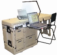Tactical Field Office with Global UPS, Task Lighting and Notebook Powerstation